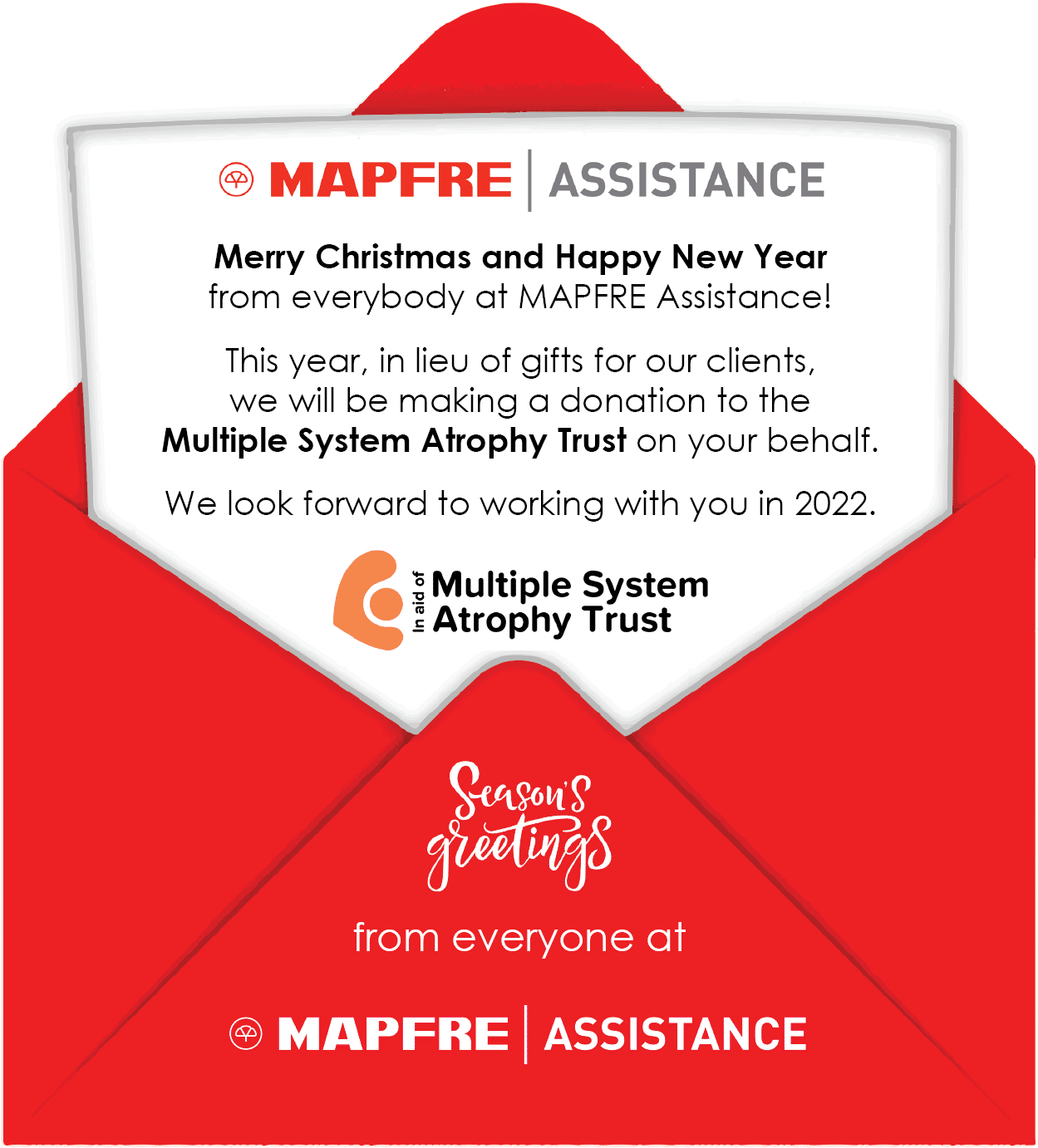 Christmas Card for MAPFRE Assistance Ireland